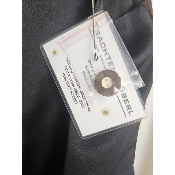 NWT Stockerpoint Brown Velvet Embroidered Waistcoat Vest Mens Sz 52 - Picture 6 of 8